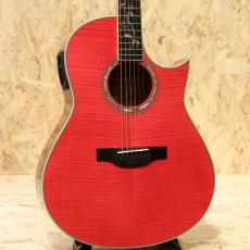 Morris(モーリス)、アコースティックギター/エレアコ、赤/チェリー