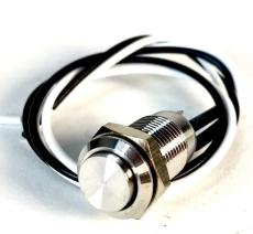 FU-Tone Tesi IDO Super M 10MM Metal Momentary Push Button Guitar Kill Switch Chrome/キルスイッチ/全国一律送料無料