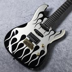 Charvel USA Custom Shop  San Dimas HSS Black & Silver Hot Rod Flames 「アウトレット特価」