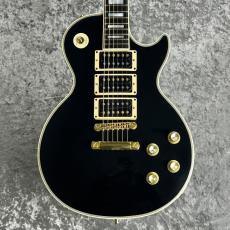 レスポールカスタムダイヤモンド最終値下げ Burny RLC-60 BLK レフティ Les Paul Custom 80年代後期 イナズマ