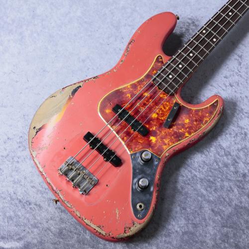 Fender Custom Shop MBS W22 1961 Jazz Bass Heavy Relic Buit by Austin Macnutt - Aged Festa Red/3Color Burst -【4.07kg】