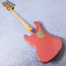 Fender Custom Shop MBS W22 1961 Jazz Bass Heavy Relic Buit by Austin Macnutt - Aged Festa Red/3Color Burst -【4.07kg】_10