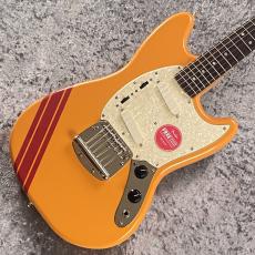 Squier by Fender FSR Classic Vibe ‘60s Competition Mustang LRL PPG/Competition Orange with Dakota Red Stripes