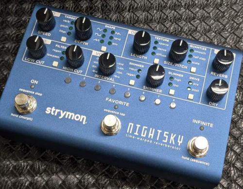 strymon NIGHTSKY Time-Warped Reverberator.