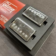 Gibson Custombucker (Matched set, Double Black, True Historic Nickel Covers, 2conductor, Unpotted, Alnico 3_2