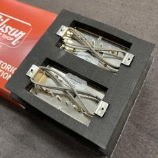 Gibson Custombucker (Matched set, Double Black, True Historic Nickel Covers, 2conductor, Unpotted, Alnico 3_3