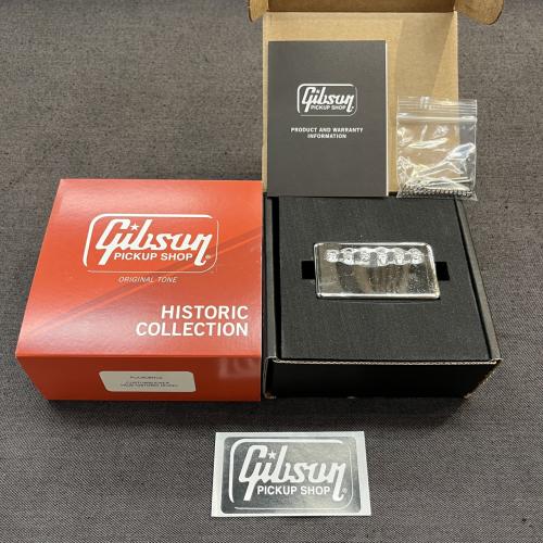 Gibson Custombucker (Double Black, True Historic Nickel Covers, 2-conductor, Unpotted, Alnico 3