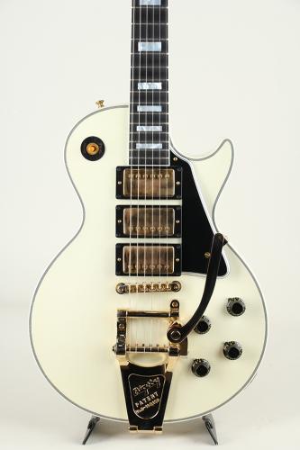 Gibson Murphy Lab 1957 Les Paul Custom 3-PU w/Bigsby Ultra Light Aged / Polaris White 2024