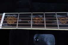 Takamine KM-70 "南こうせつ" Signature / “鳳凰 “Limited to 10・Lotus Flowers Inlay・Abalone Trim and Rosette・Solid Ezo Spruce Top・Solid Ovangcol Side and Back・With CDP-3 Pickup【With Original Case】2006年製_7