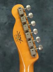 Fender Custom Shop 2017 NAMM Limited 50s Telecaster Thinline Blue Flower Top & Blue Sparkle Back Relic_11