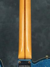 Fender Custom Shop 2017 NAMM Limited 50s Telecaster Thinline Blue Flower Top & Blue Sparkle Back Relic_13