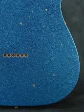 Fender Custom Shop 2017 NAMM Limited 50s Telecaster Thinline Blue Flower Top & Blue Sparkle Back Relic_15