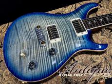 Paul Reed Smith [PRS] Modern Eagle Quatro 2010 Faded Blue Burst /Dark Dalbergia Rosewood Neck&FB EX+++"Killer Figured Top"_4