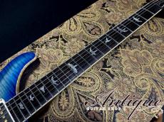 Paul Reed Smith [PRS] Modern Eagle Quatro 2010 Faded Blue Burst /Dark Dalbergia Rosewood Neck&FB EX+++"Killer Figured Top"_8