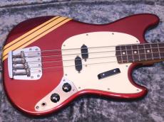 Fender Mustang Bass Competition Red '73_3