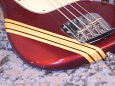 Fender Mustang Bass Competition Red '73_9
