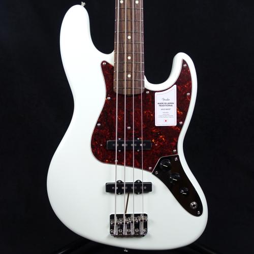 Fender Made in Japan Traditional 60s Jazz Bass Olympic White
