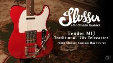 Fender Made in Japan Traditional '70s Telecaster Ash CAR 2017 w/ Slusser Custom Hardware