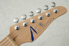 TOM ANDERSON Drop Top w/Special Selection Traditional Flame, Blue Logo -Bora Bora Blue with Binding-_7