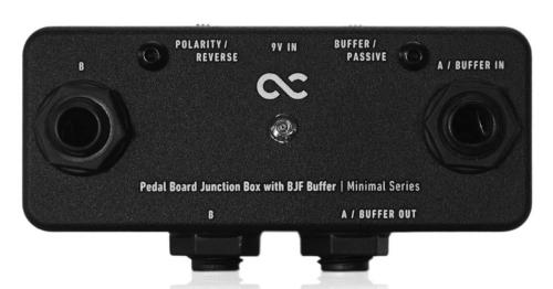 One Control Minimal Series Pedal Board Junction Box with BJF Buffer