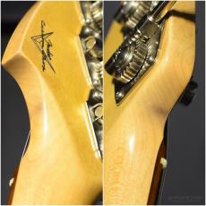 Fender Custom Shop ~Bass Planet Spec~ 60's Precision Bass Journeyman Relic/CC Hardware -Black over Blue Flower-_10