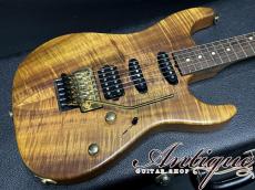Suhr Custom Order Reb Beach Koa Model 2003 Natural /Killer Figured Koa w/Signed 3.54kg "Owned & Played by Reb Beach"_4