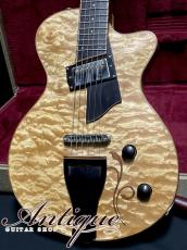 Jason Z Schroeder Guitars Tedesco Lindsey Buckingham Spec 2014 /Q-Maple /Korina /Rose-Neck Mint "Special Option Order"_2