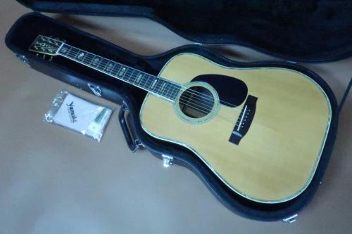 Yamaki F-1150 / Vertical Logo ・Jacaranda Head Plate・Solid Abalone Top and Back Trim and Rosette・Hexagons Inlay・Solid Ezo Spruce Top・Solid Jacaranda Side and Back【With Boblen Hard Case】1970年代製 EXF