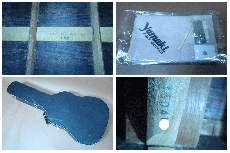 Yamaki F-1150 / Vertical Logo ・Jacaranda Head Plate・Solid Abalone Top and Back Trim and Rosette・Hexagons Inlay・Solid Ezo Spruce Top・Solid Jacaranda Side and Back【With Boblen Hard Case】1970年代製 EXF_16