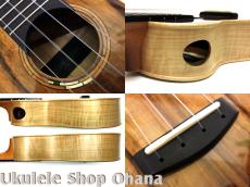 Po Sans Guitars [US-LN]ソプラノロングネック SH ハワイアンコア/カーリーメイプル_4