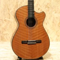 FUJII GUITARS × OGAWA INLAY CRAFT Jazz Nylon scw -MIKI 200th Anniversary-Curly Red Wood & Cocobolo