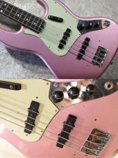 Fender Custom Shop 1965 Jazz Bass Journeyman Relic - Faded Burgundy Mist Metallic-MH #CZ586412【4.26kg w Fence,Guard】_9
