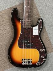 Fender Made in Japan Traditional 60s Precision Bass, Rosewood Fingerboard, 3-Color Sunburst_2
