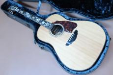 Terry's Terry Premium Terry PTJ-100 MS 45th Anniversary “Sakura”/ Abalone Sakura Inlay・Spruce Top・Indian Rosewood Side and Back・Abalone Rosette・Ebony Fingerboard and Bridge・Tortoise Color Pick guard 【With Original _2