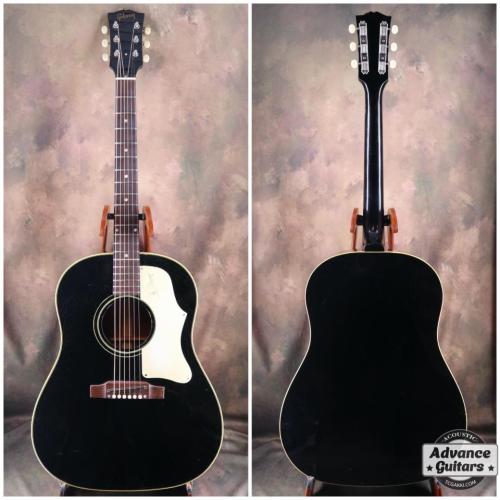 Gibson 1968年製 J-45 Ebony Black【ノンクラックながらエボニーの魅力を堪能できる最高峰の一本】