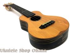 四弦舎 [MS350] ソプラノ 屋久杉/黒柿 #23385 中古委託ウクレレ_8