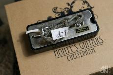Monty's Guitars '54 P90 Soapbar Black Pickups Set_2