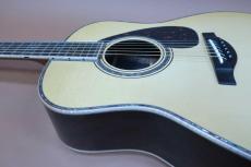 YAMAHA LL-86 Custom A.R.E / Flagship model・Solid Engelmann Spruce Top (A.R.E)・Solid Brazilian Rosewood Side and 2-Piece Back・Abalone Trim and Rosette・Tortoiseshell Pick guard・H.Sakurai Label Signed 【With Ori_13