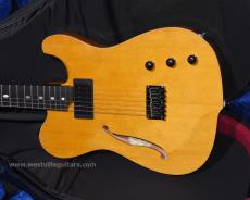Westville Westel Semi-Hollow (SPR-HM / AL3) / Wenge Wood Neck _2