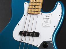 Fender Standard Jazz Bass Maple Fingerboard White Pickguard ~Aqua Marine Metallic~_5