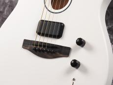 Fender Limited Edition FINNEAS American Acoustasonic Telecaster Ebony Fingerboard ~Satin Arctic White~_6