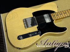 Nacho Guitars Early 50's Blackguard Real Clone Aged Butterscotch Blonde w/Humbucker 3.05kg N-Mint "Keith Richards"_4