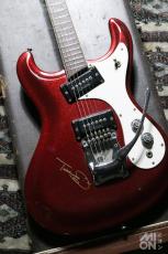 Mosrite Ventures Model 1965 Solid Red Sparkle #3085_11