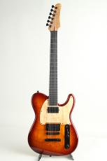 Victor Baker Guitars VBT Transparent Amber Red Sunberest High Gloss Finish S/N:748_2