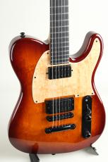 Victor Baker Guitars VBT Transparent Amber Red Sunberest High Gloss Finish S/N:748_3