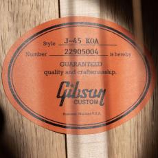 Gibson J-45 Koa CP Spruce_10