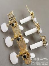 GOTOH ゴトー 35G450 Flash Gold 35mm クラシックギター用糸巻き【日本総本店2F 在庫品】