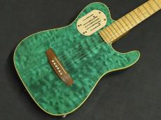 Godin Acousticaster 6 Green "Figured Maple Body"【1995年製】_2