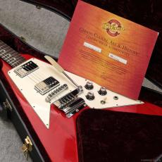 Gibson 1967 Flying V Korina w/Vibrola [Cherry] (2001)