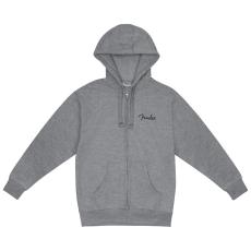 Fender パーカー Spaghetti Small Logo Zip Front Hoodie, Athletic Gray, Sサイズ